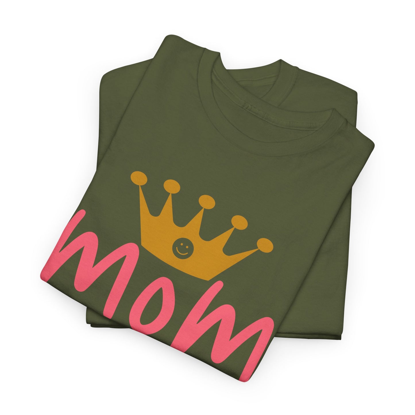 Mom Above Queen Unisex Heavy Cotton Tee