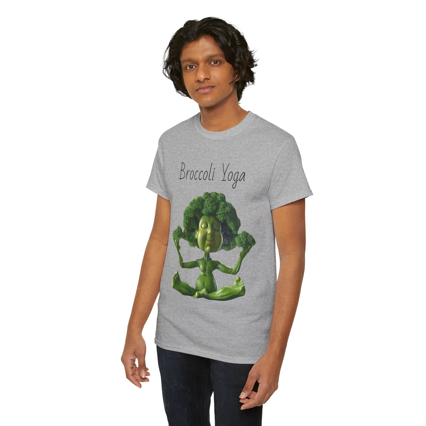 Broccoli Yoga Unisex Heavy Cotton Tee