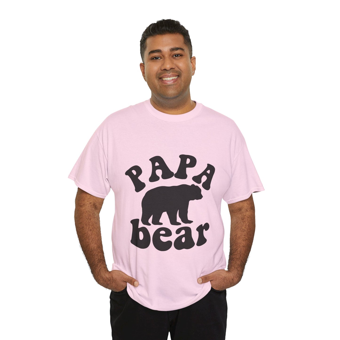 Papa Bear Unisex Heavy Cotton Tee