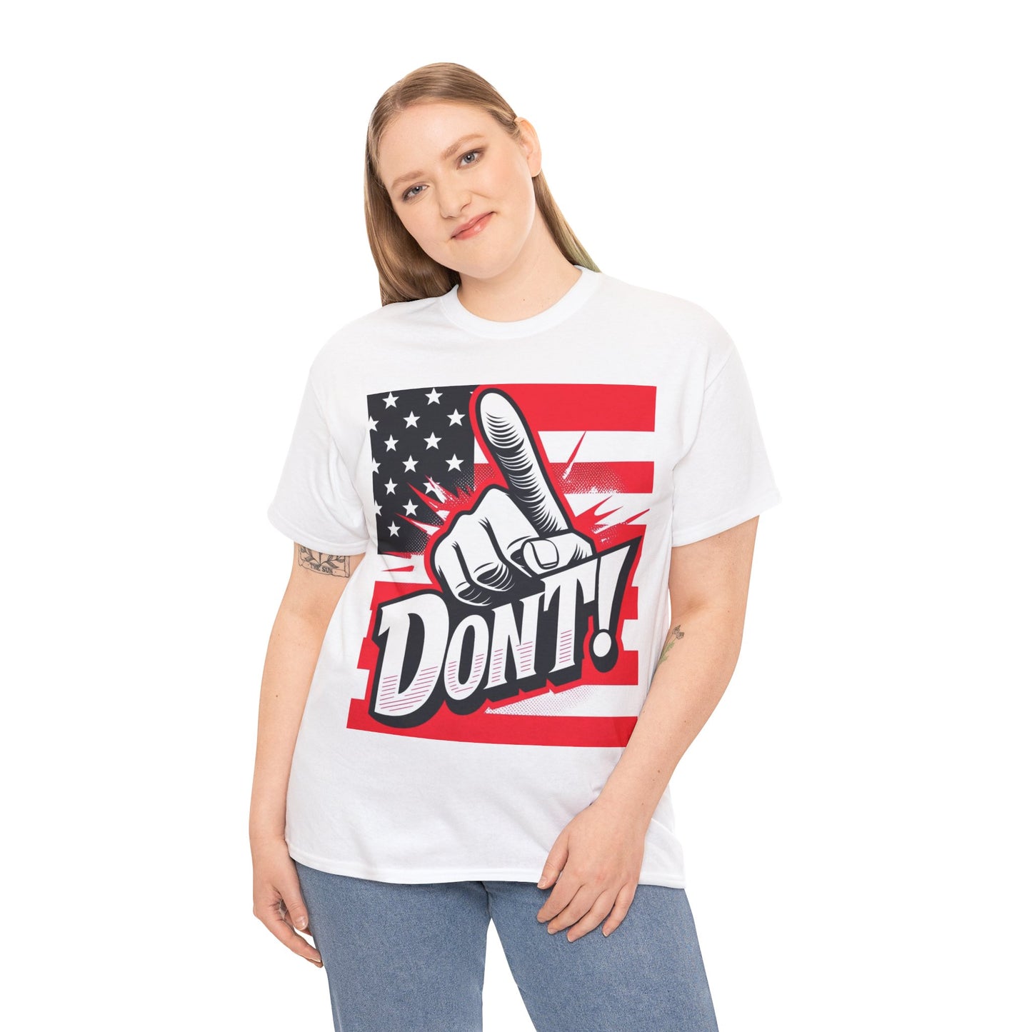 Don't Unisex Heavy Cotton Tee