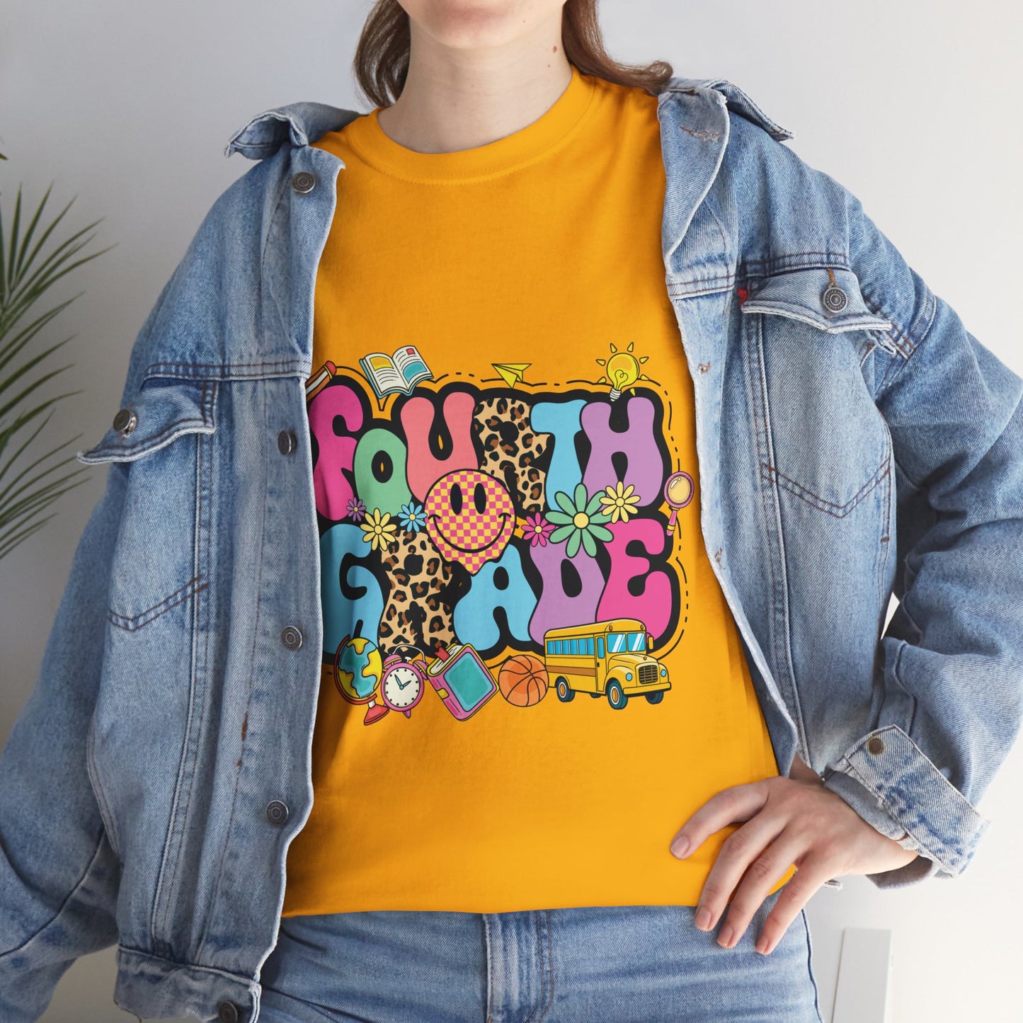 Fourth Grade Unisex Heavy Cotton Tee