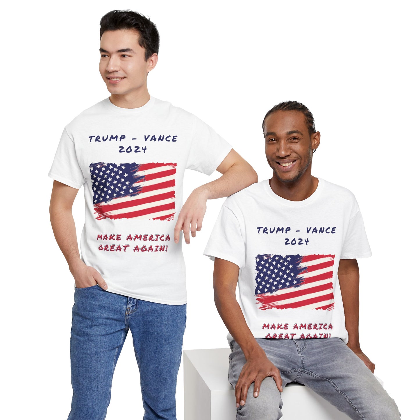 Trump Vance Unisex Heavy Cotton Tee