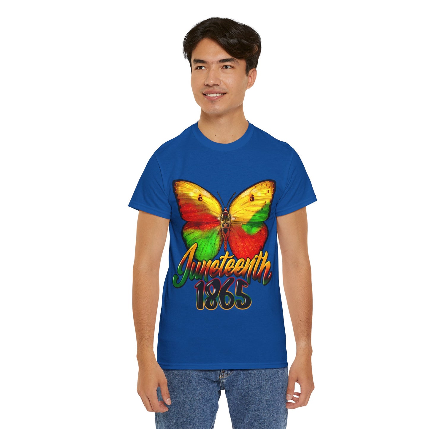 Juneteenth Butterfly Unisex Heavy Cotton Tee