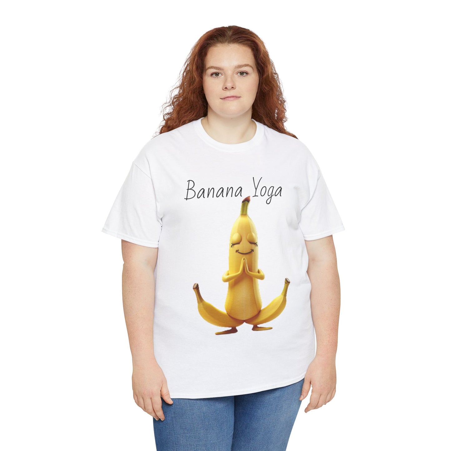 Banana Yoga Unisex Heavy Cotton Tee