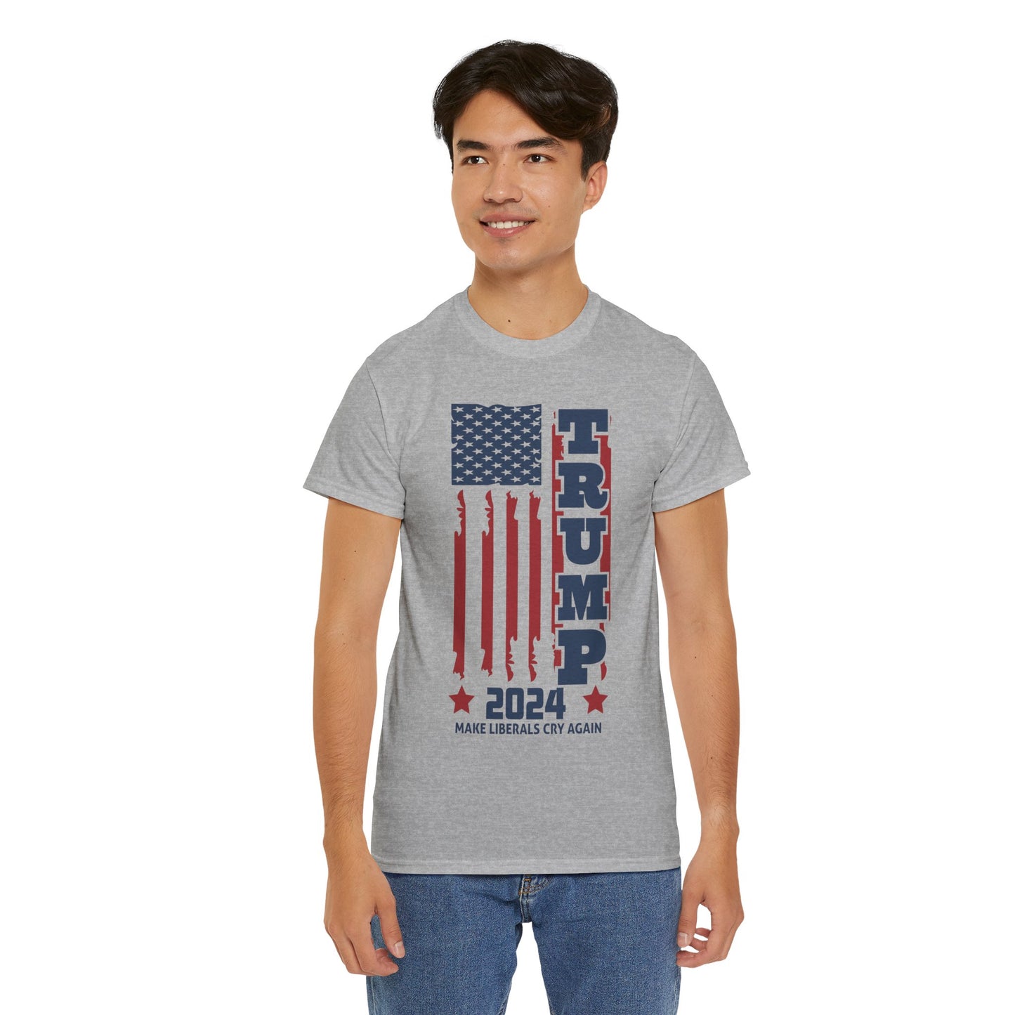 Trump 2024 A Unisex Heavy Cotton Tee