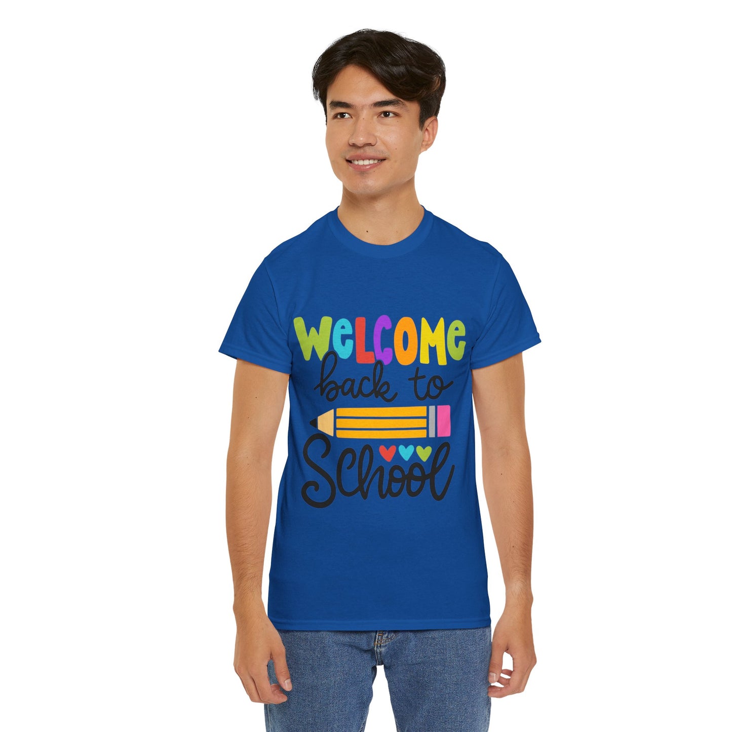 Welcome Back To School Unisex Heavy Cotton Tee