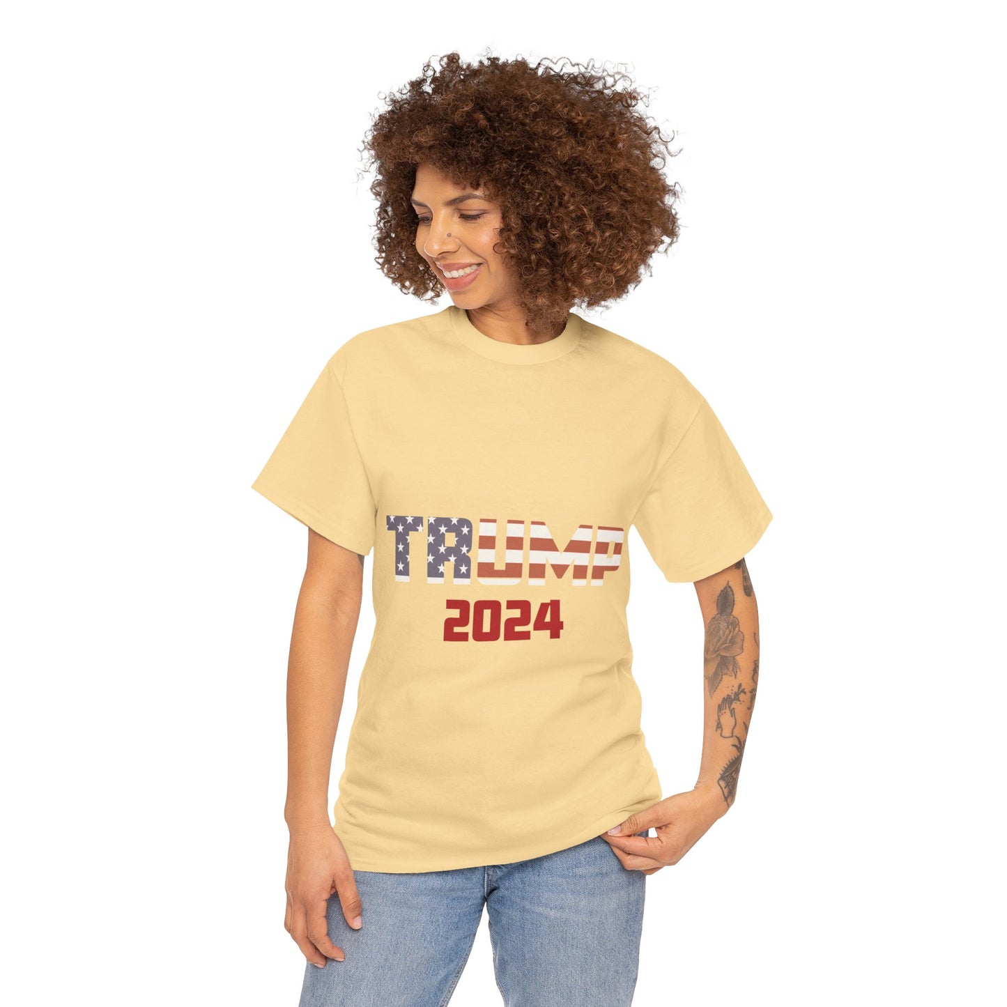 Trump 2024 B Unisex Heavy Cotton Tee