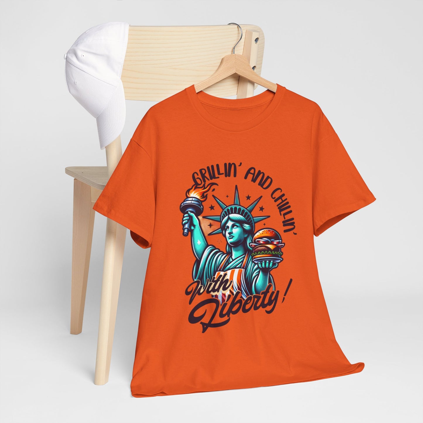 Grillin' Unisex Heavy Cotton Tee