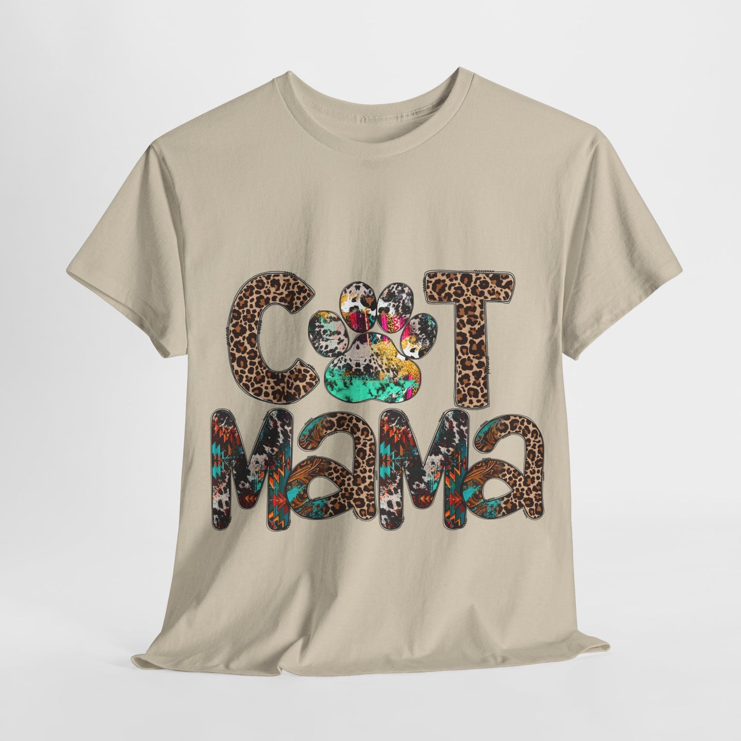 Cat Mama2 Unisex Heavy Cotton Tee