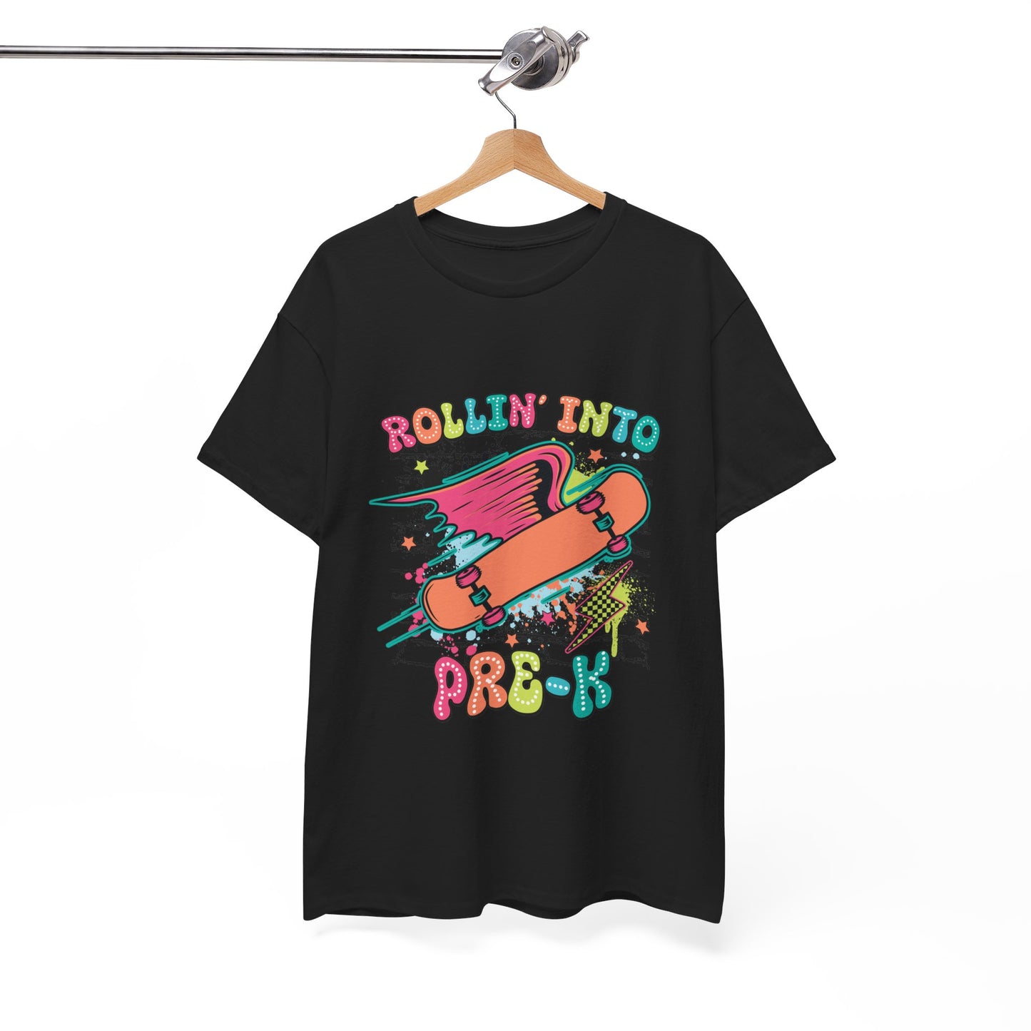 Rockin Into Pre K Unisex Heavy Cotton Tee