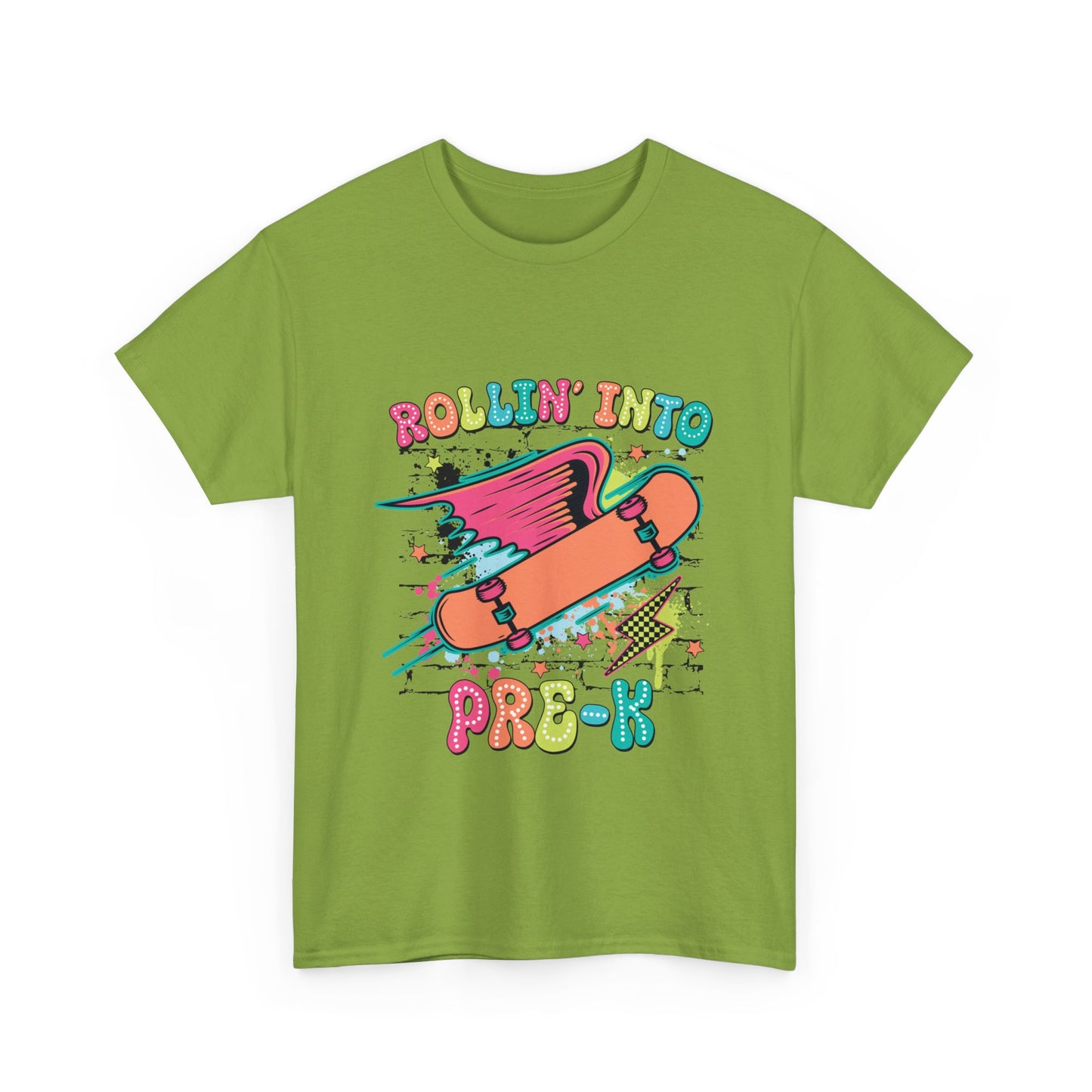 Rockin Into Pre K Unisex Heavy Cotton Tee