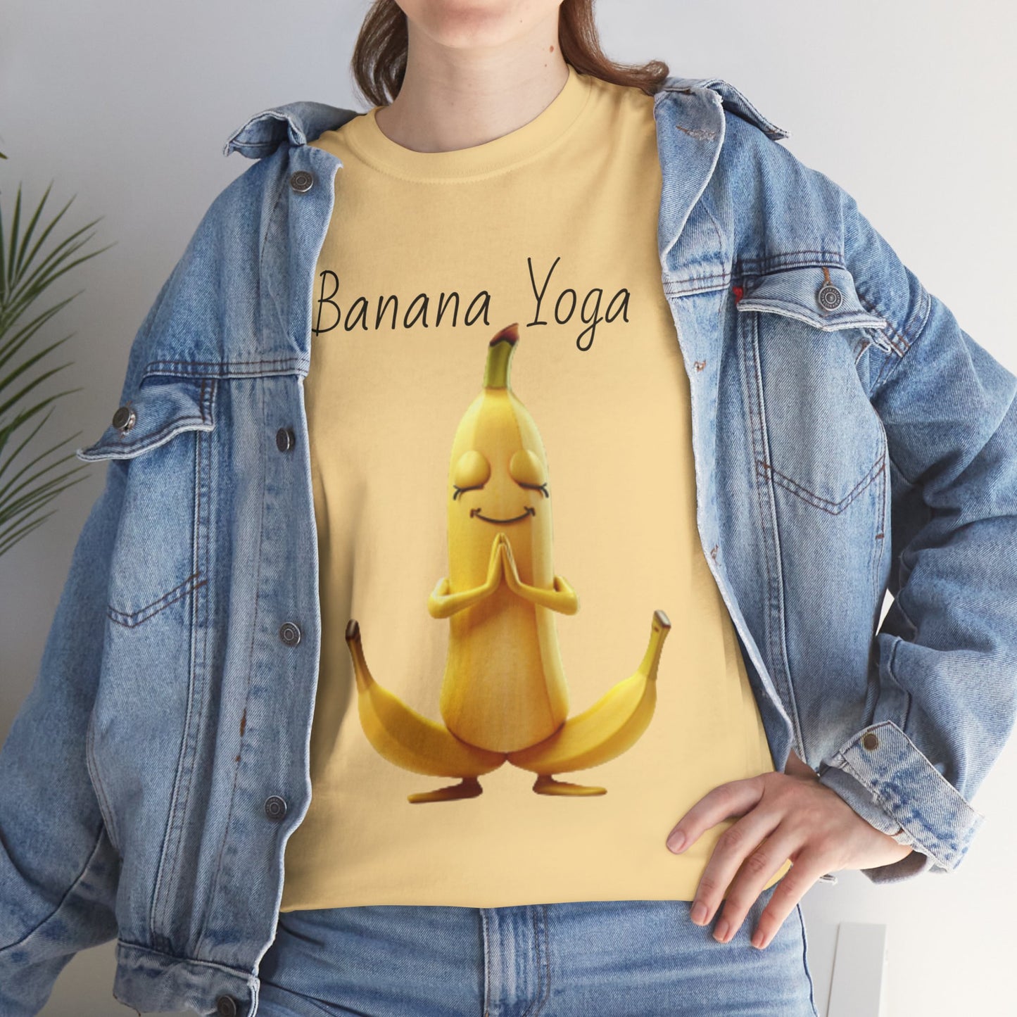 Banana Yoga Unisex Heavy Cotton Tee