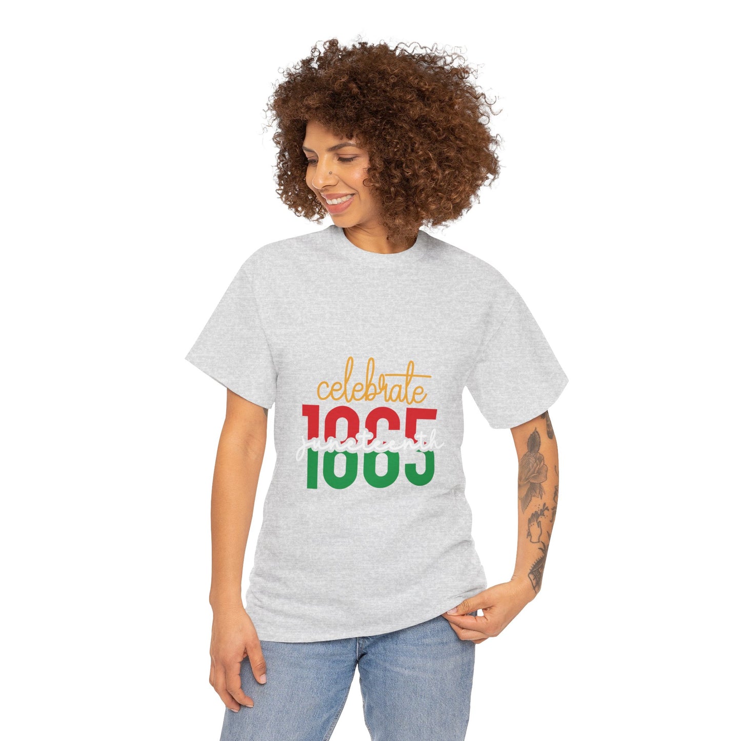 Celebrate Juneteenth Unisex Heavy Cotton Tee