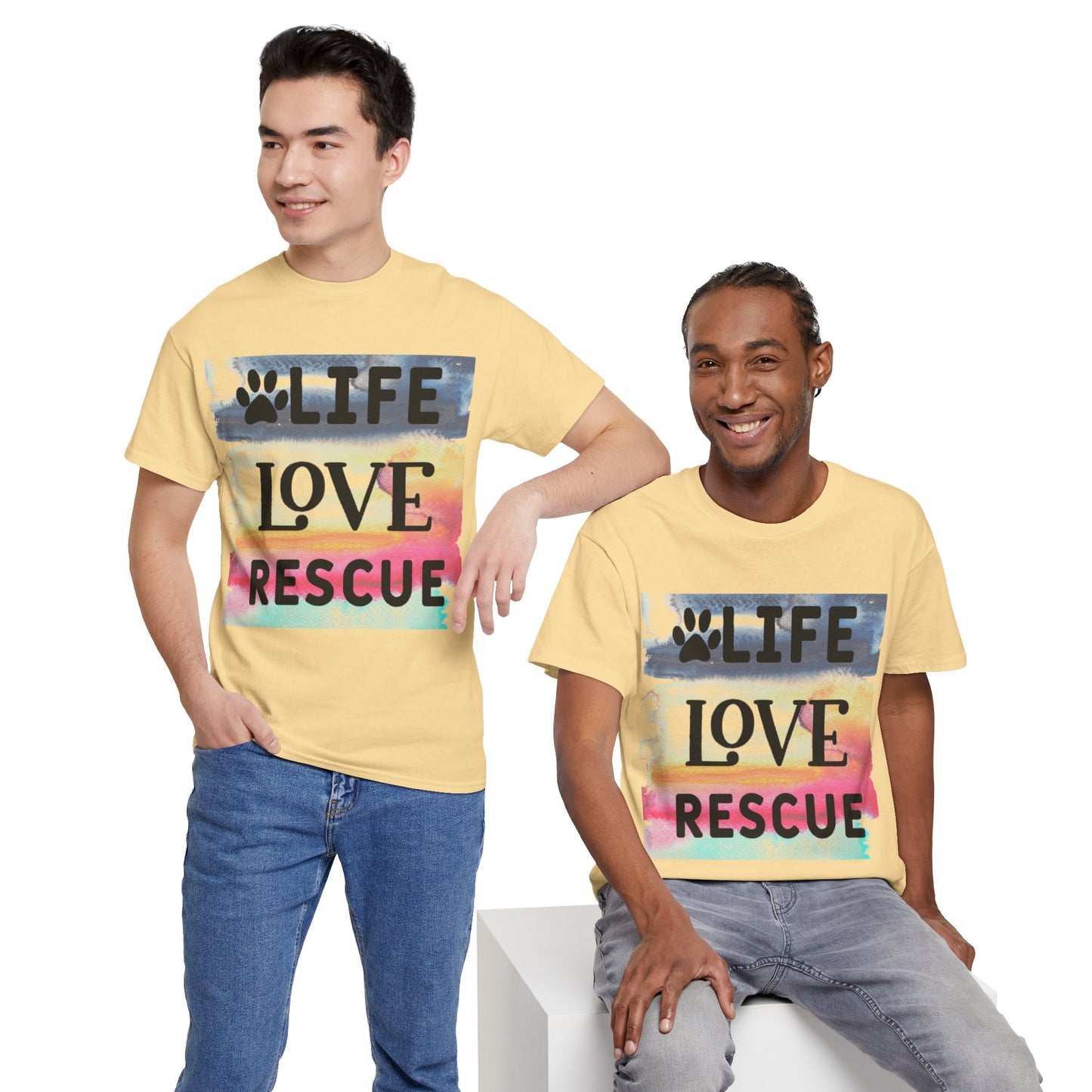 Life Love Rescue Unisex Heavy Cotton Tee