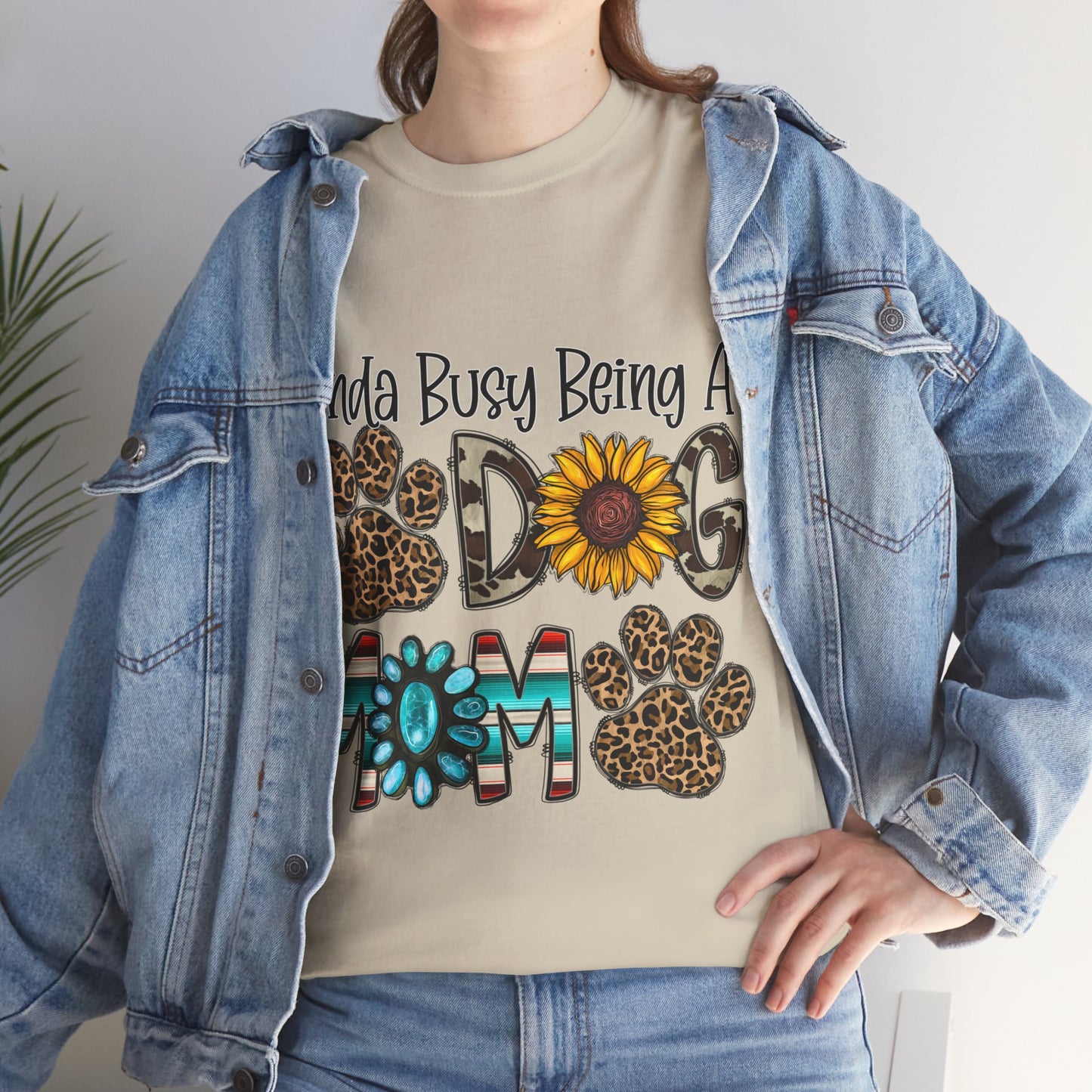 Busy Dog Mom Unisex Heavy Cotton Tee