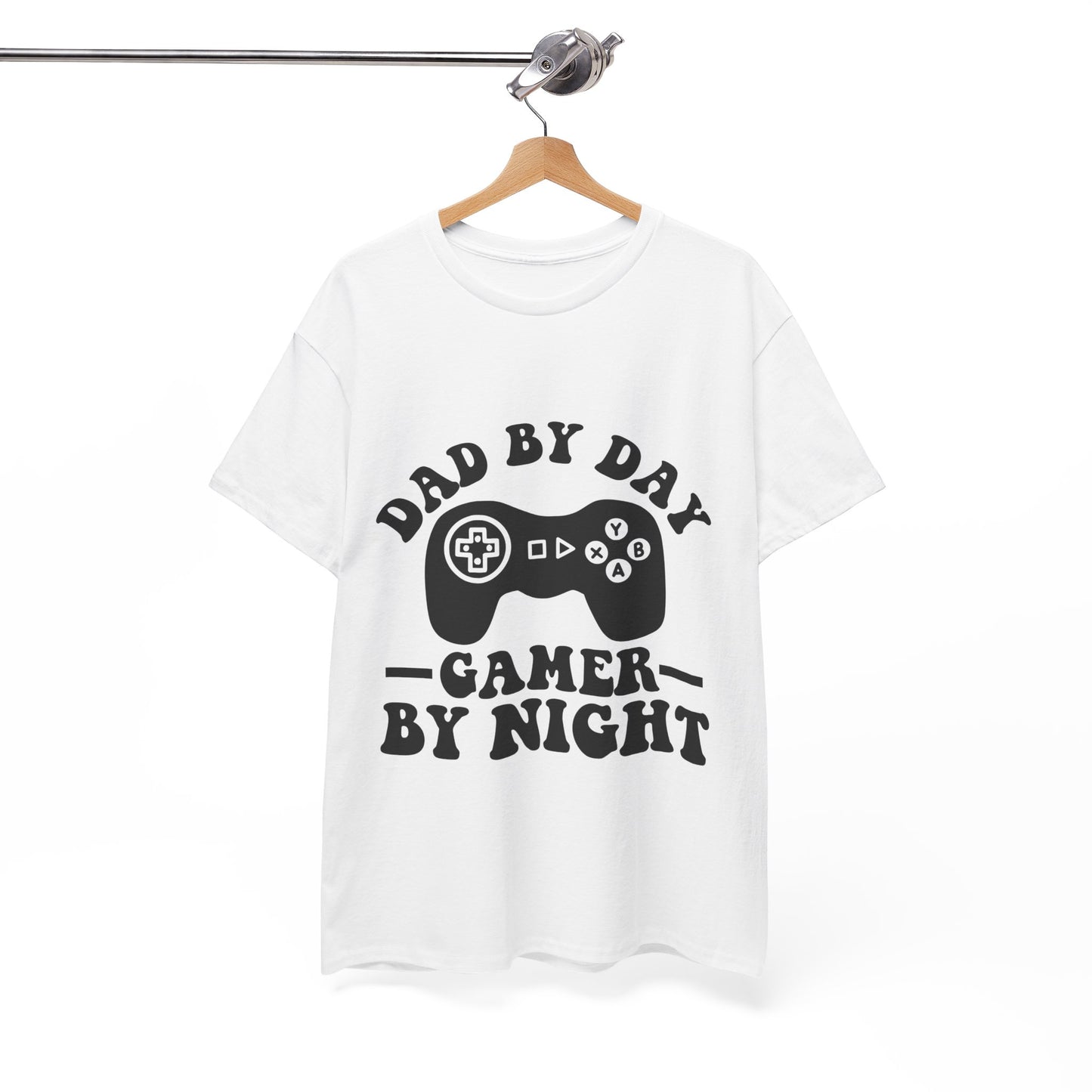 Gamer By Night Unisex Heavy Cotton Tee