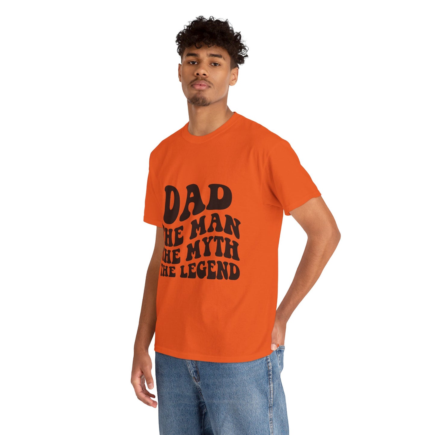 Dad Man Myth Legend Unisex Heavy Cotton Tee