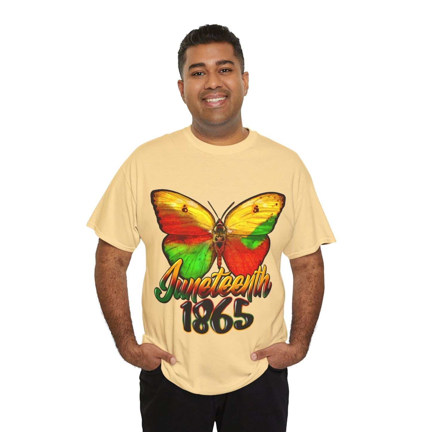 Juneteenth Butterfly Unisex Heavy Cotton Tee