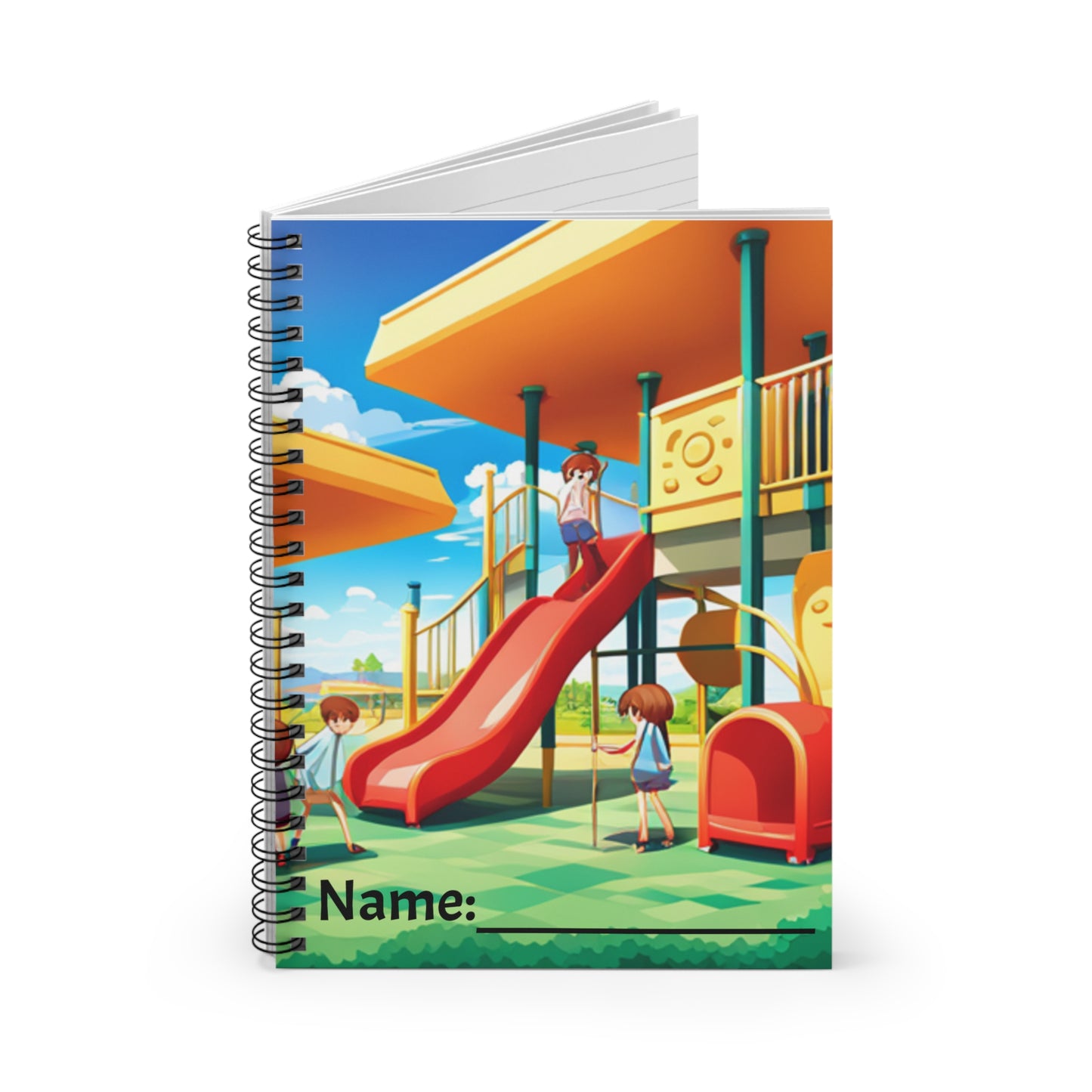 Anime Playground Spiral Notebook - Ruled Line