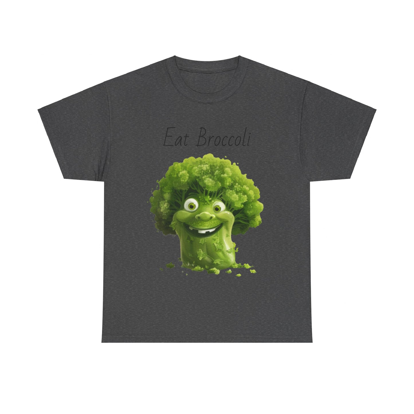 Eat Broccoli Unisex Heavy Cotton Tee