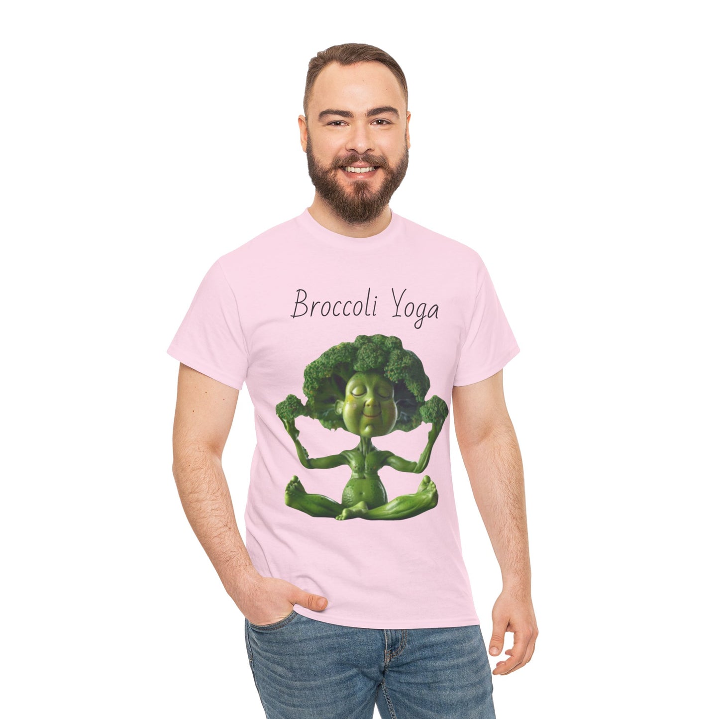 Broccoli Yoga Unisex Heavy Cotton Tee