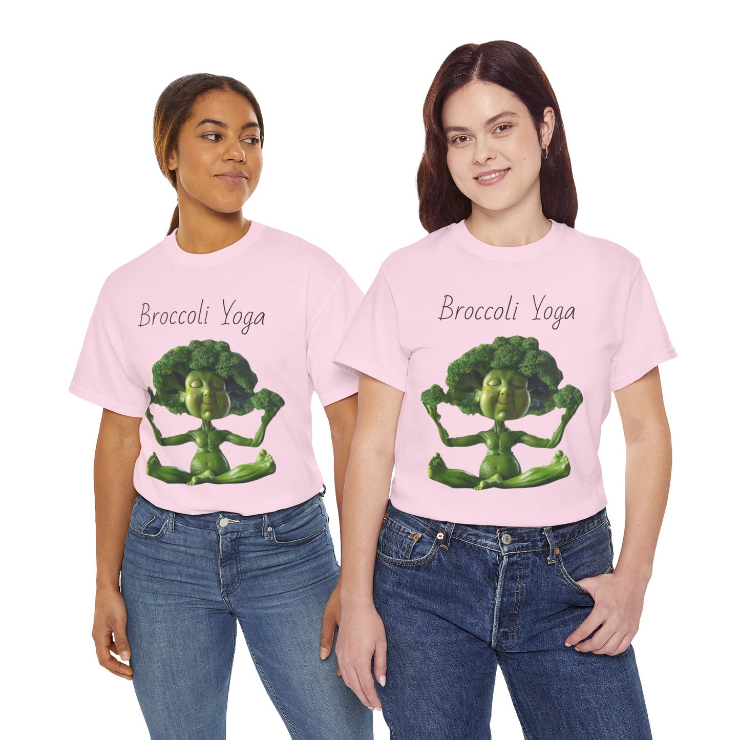 Broccoli Yoga Unisex Heavy Cotton Tee