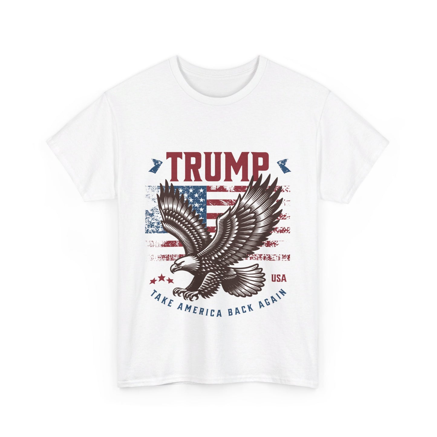 Trump MAGA Eagle Unisex Heavy Cotton Tee