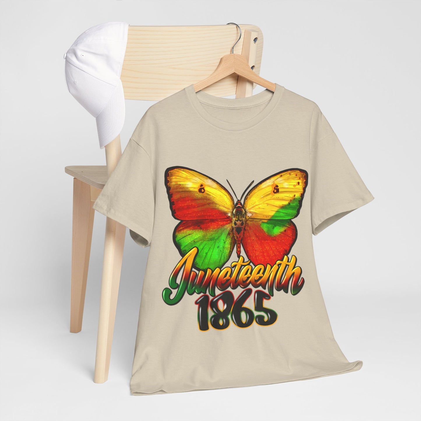 Juneteenth Butterfly Unisex Heavy Cotton Tee