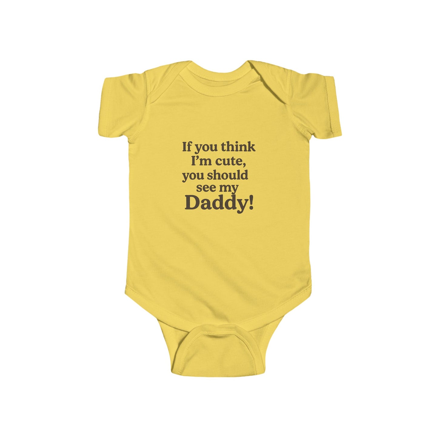 Cute Daddy Infant Bodysuit, Baby Shower Gift, Toddler Outfit, Cute Baby Clothes, Newborn Apparel, Father's Day Gift