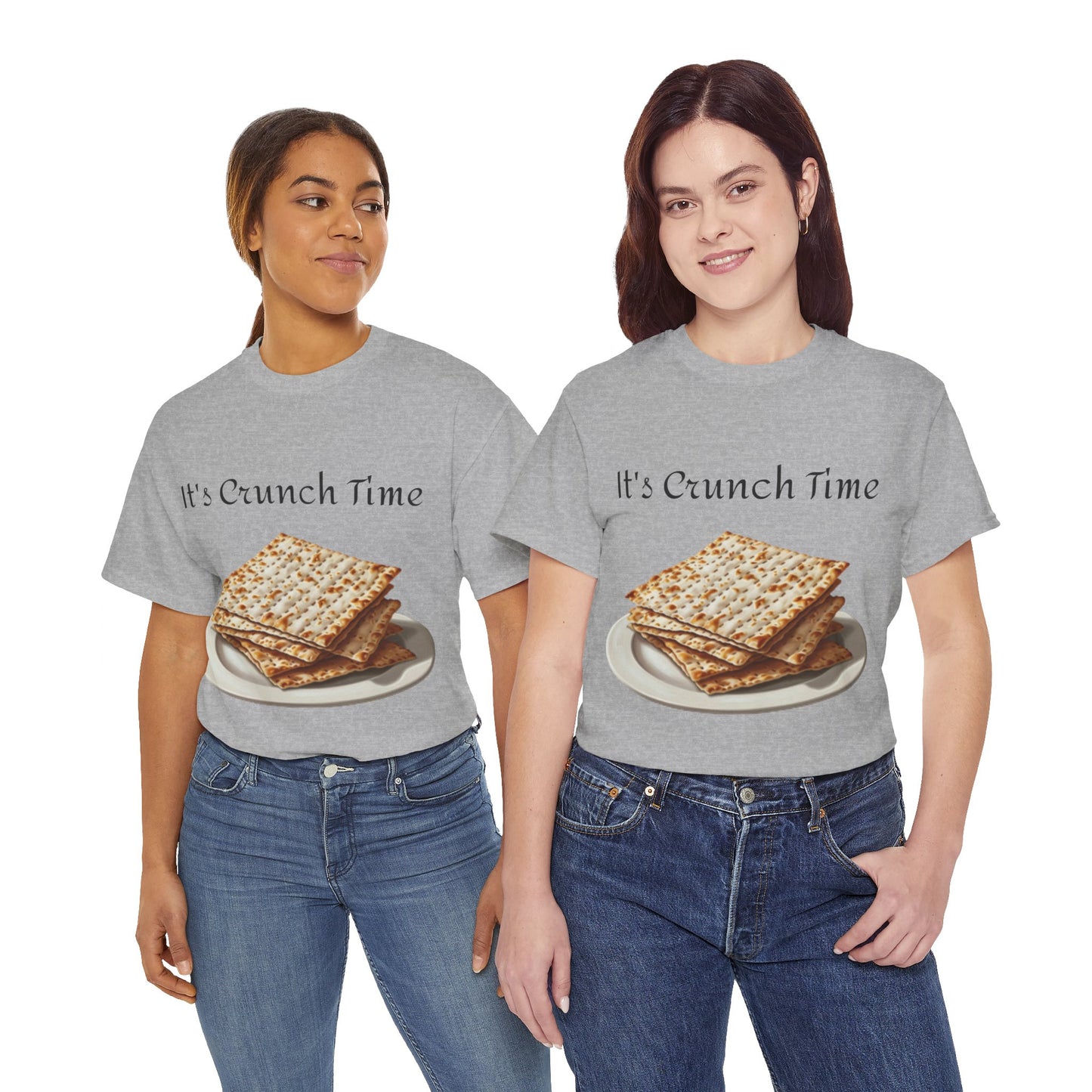 It's Crunch Time Matza Unisex Heavy Cotton Tee