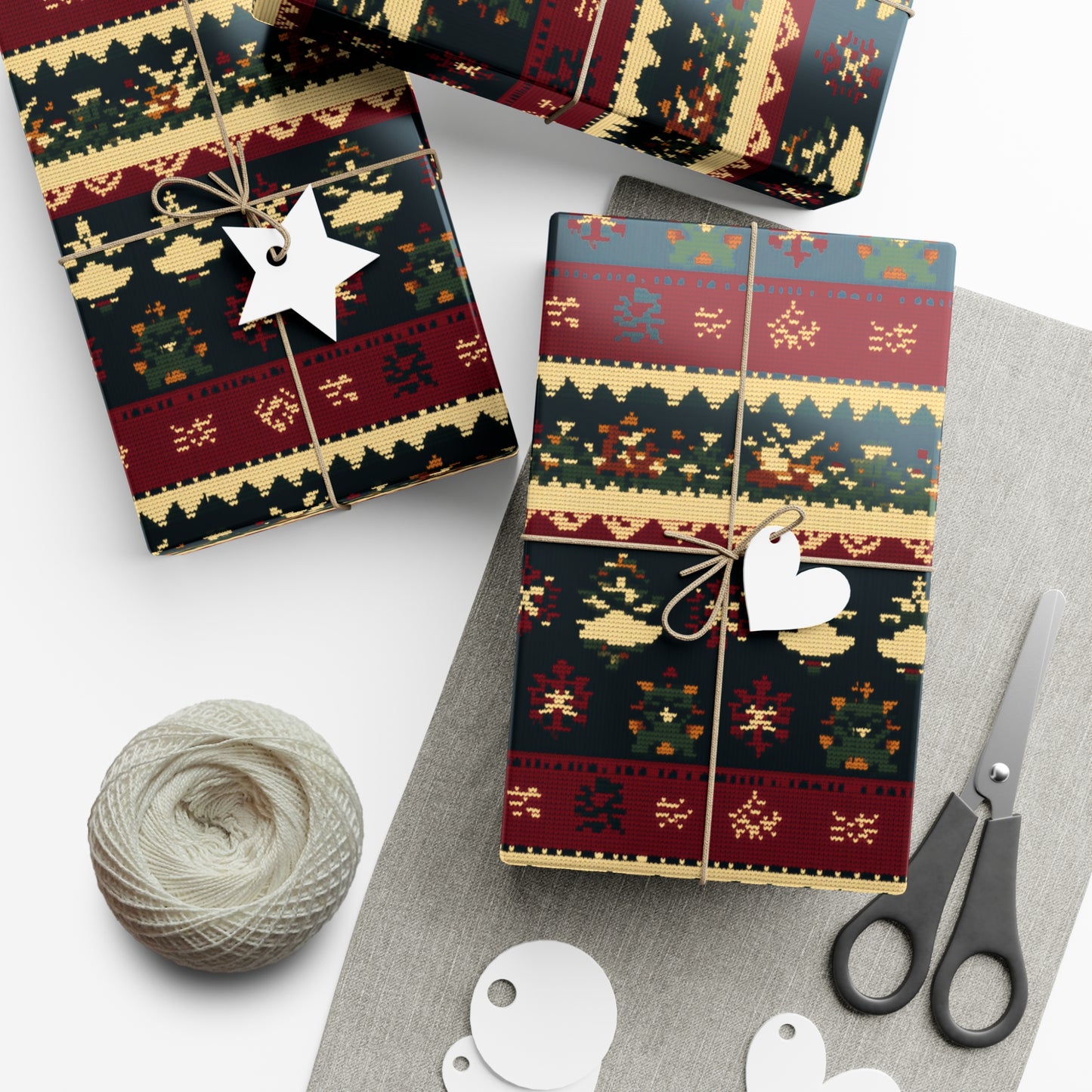 Ugly Sweater Gift Wrap Papers