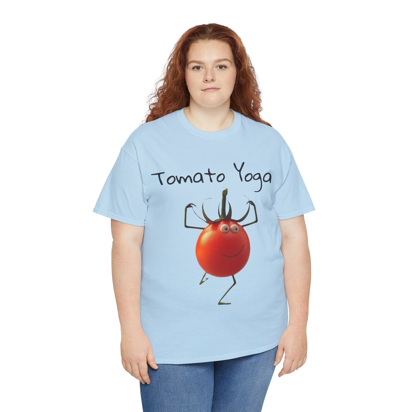 Tomato Yoga Unisex Heavy Cotton Tee