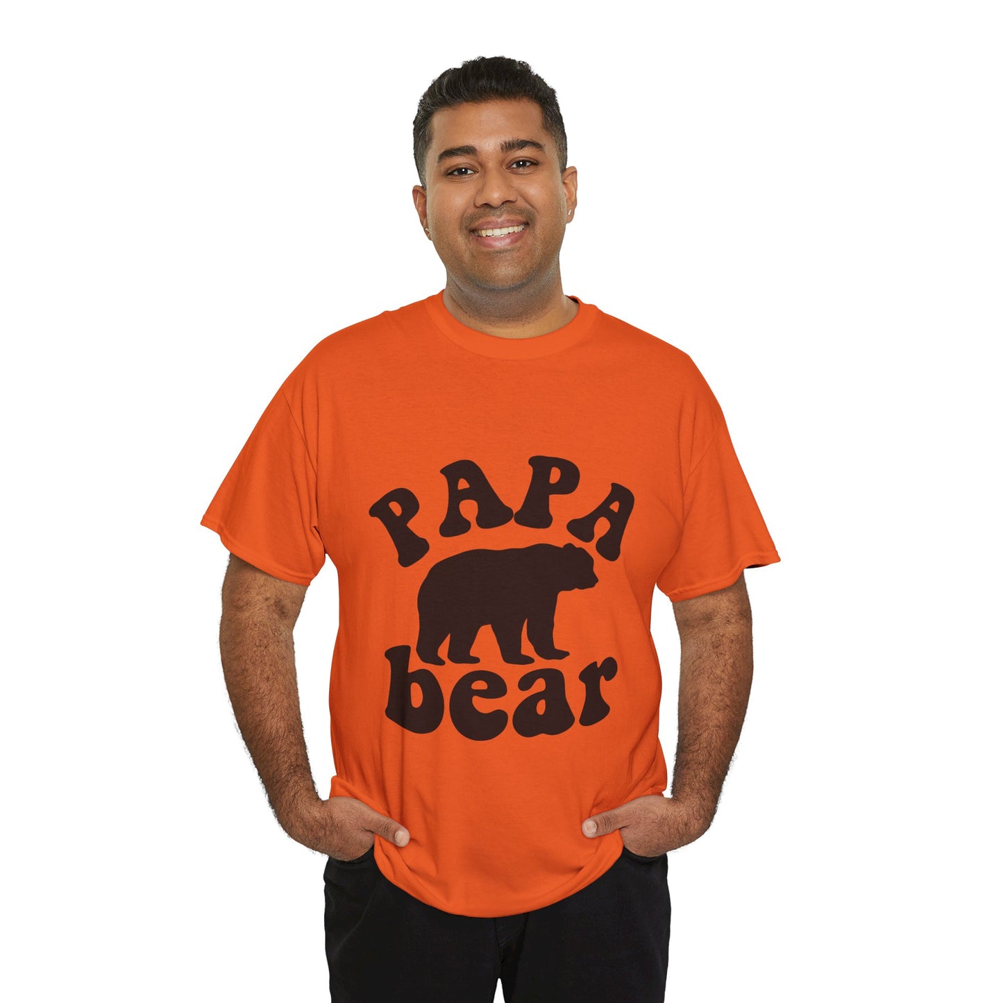 Papa Bear Unisex Heavy Cotton Tee