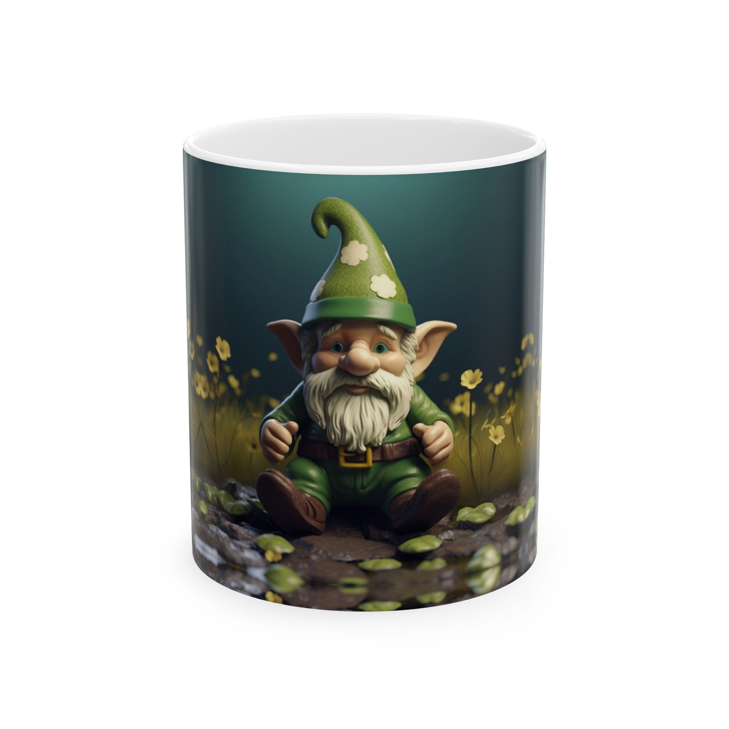 Leprechaun Ceramic Mug, (11oz, 15oz)