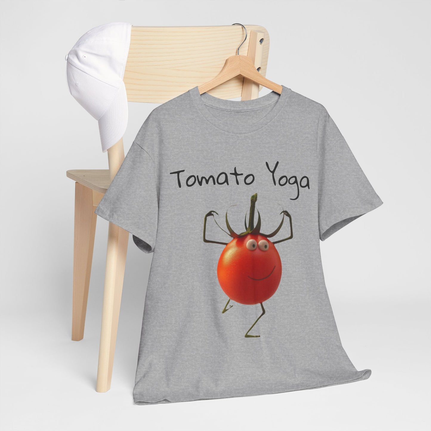 Tomato Yoga Unisex Heavy Cotton Tee