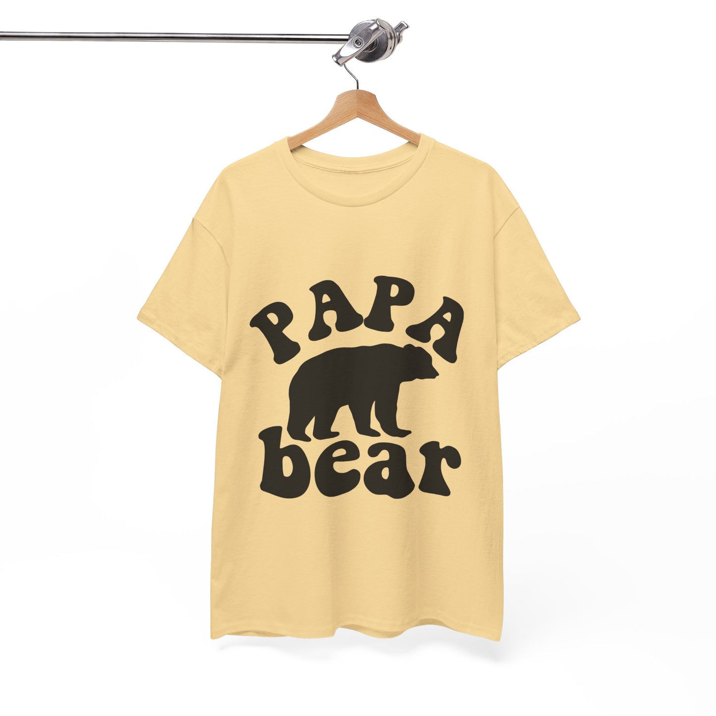 Papa Bear Unisex Heavy Cotton Tee