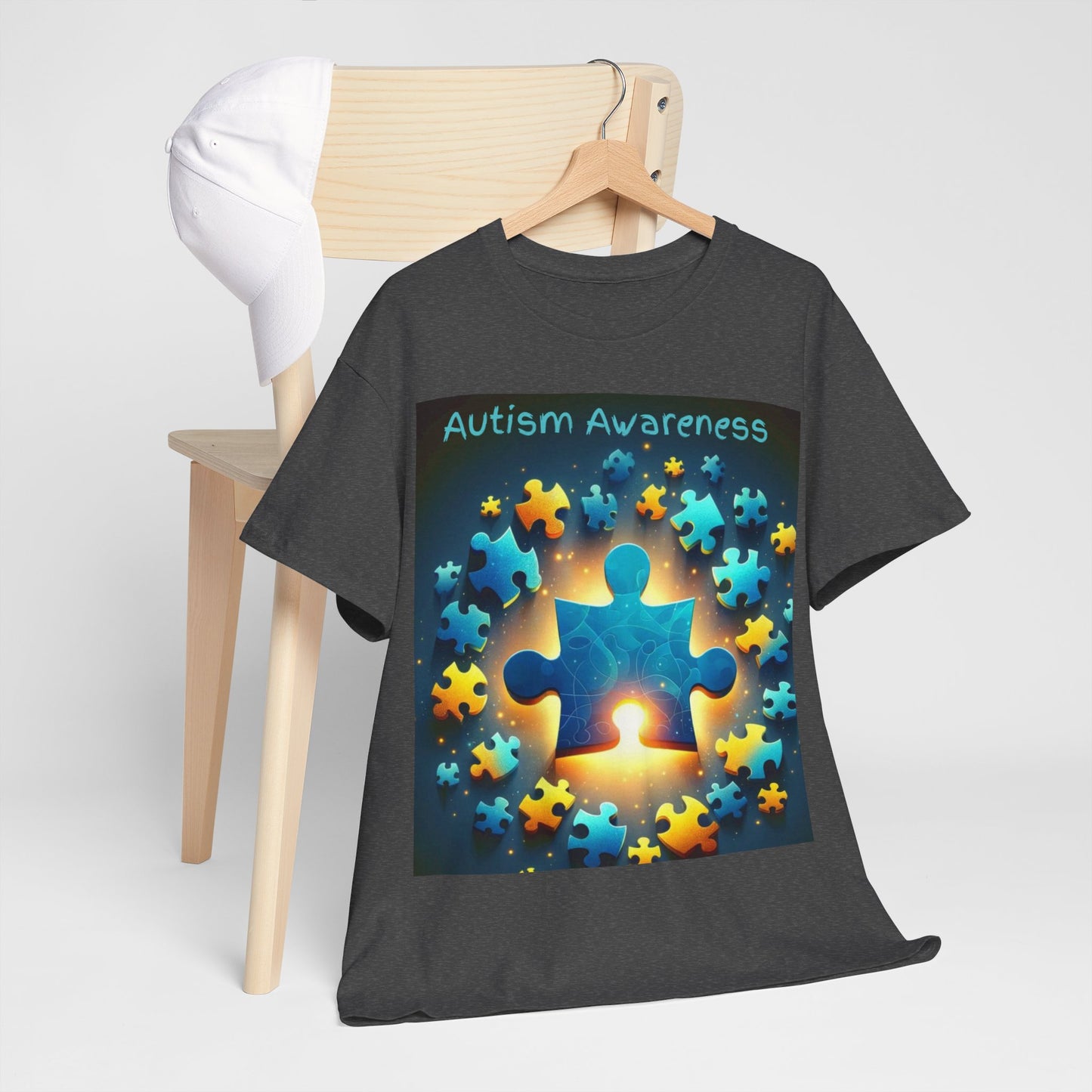 Autism Glow Unisex Heavy Cotton Tee