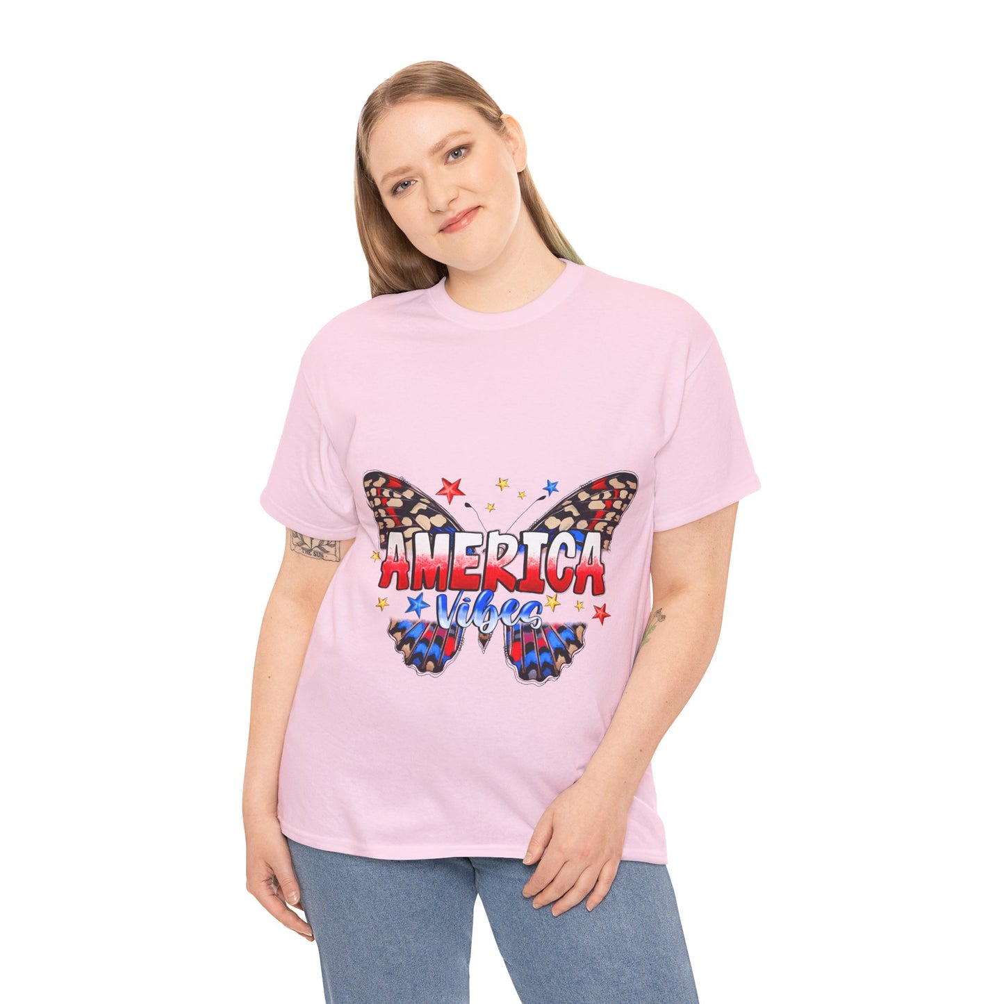 America Vibes Unisex Heavy Cotton Tee