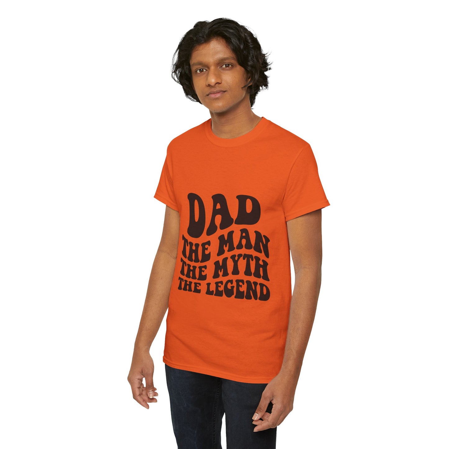 Dad Man Myth Legend Unisex Heavy Cotton Tee