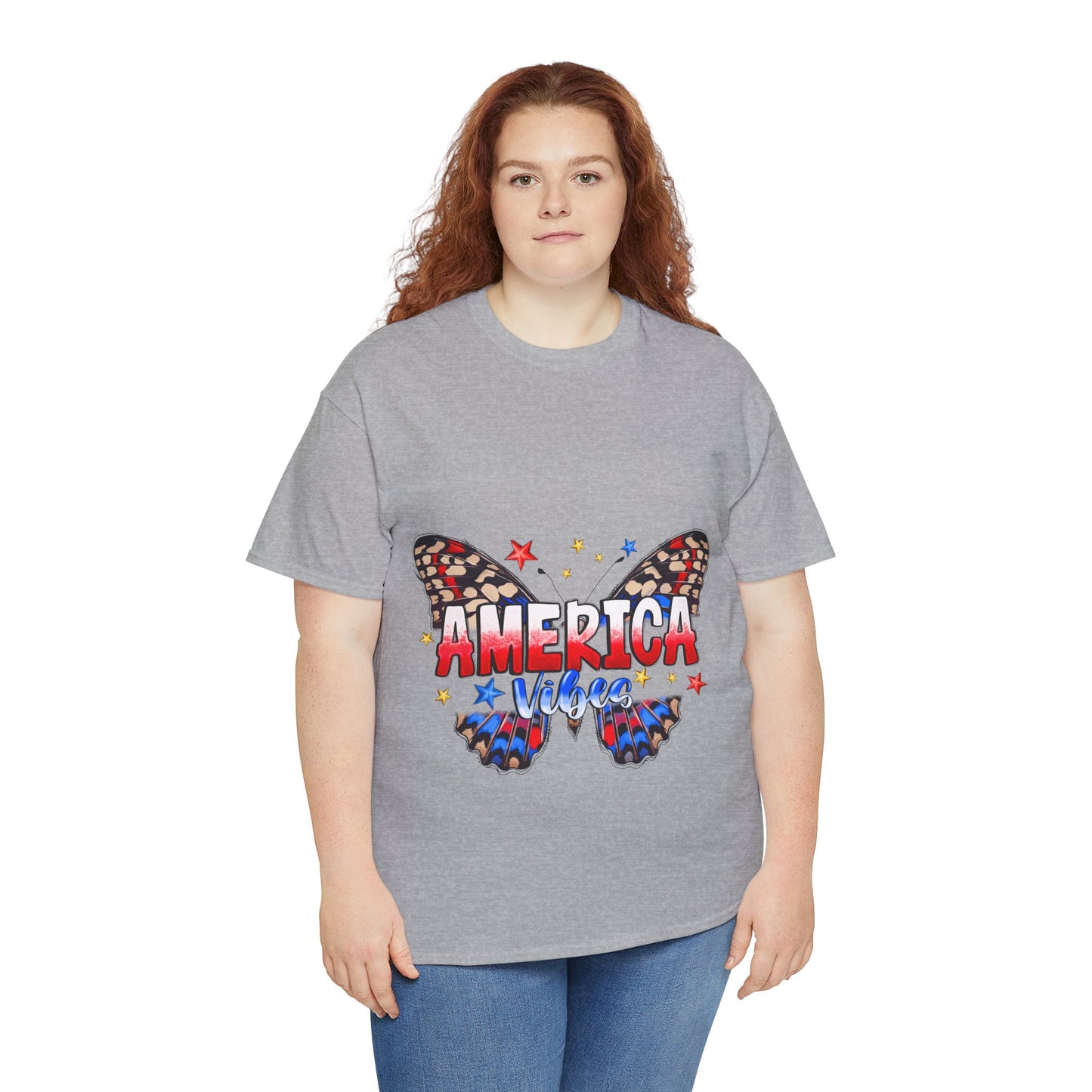 America Vibes Unisex Heavy Cotton Tee