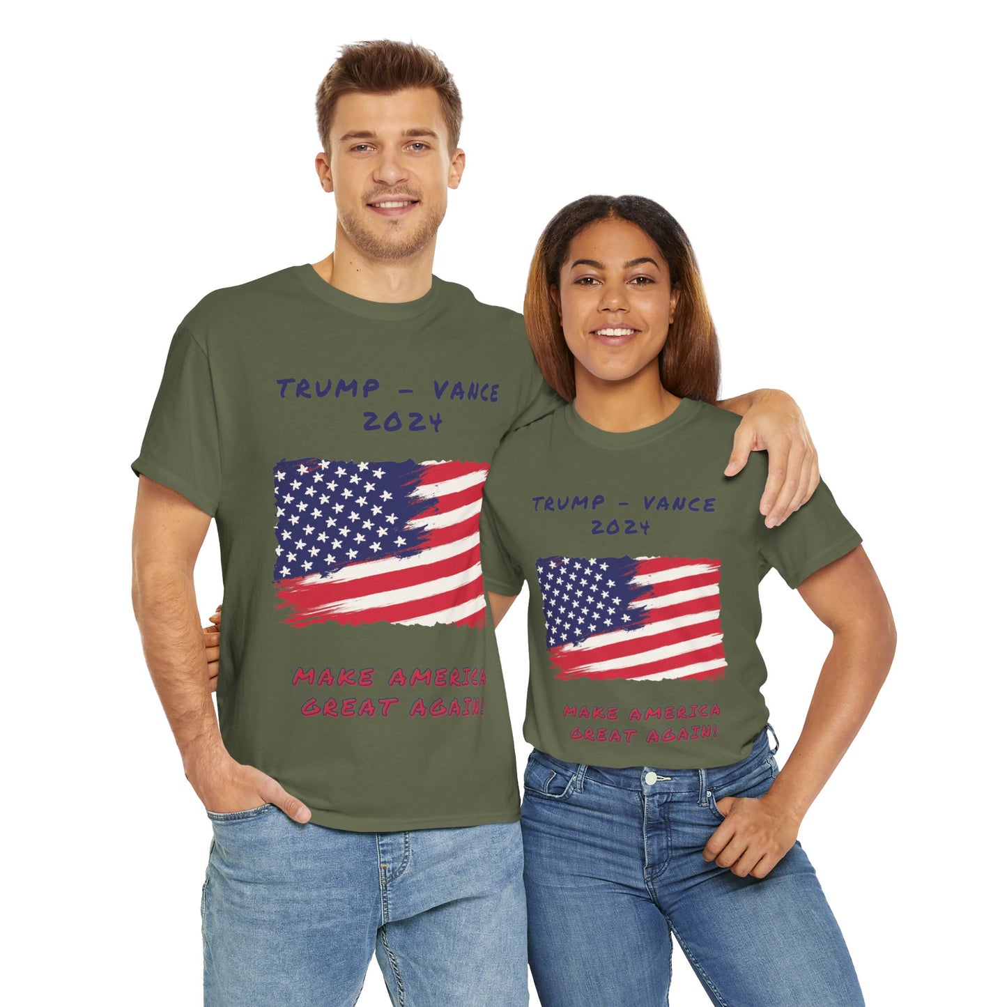 Trump Vance Unisex Heavy Cotton Tee