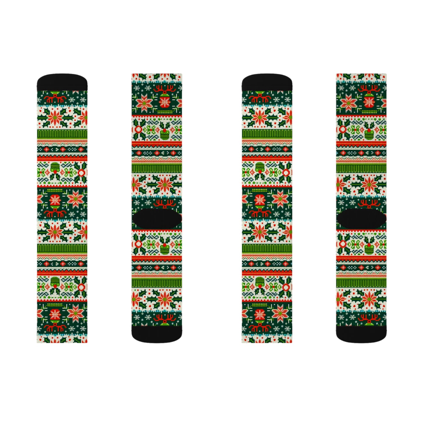 Ugly Sweater Collection 9 Sublimation Socks