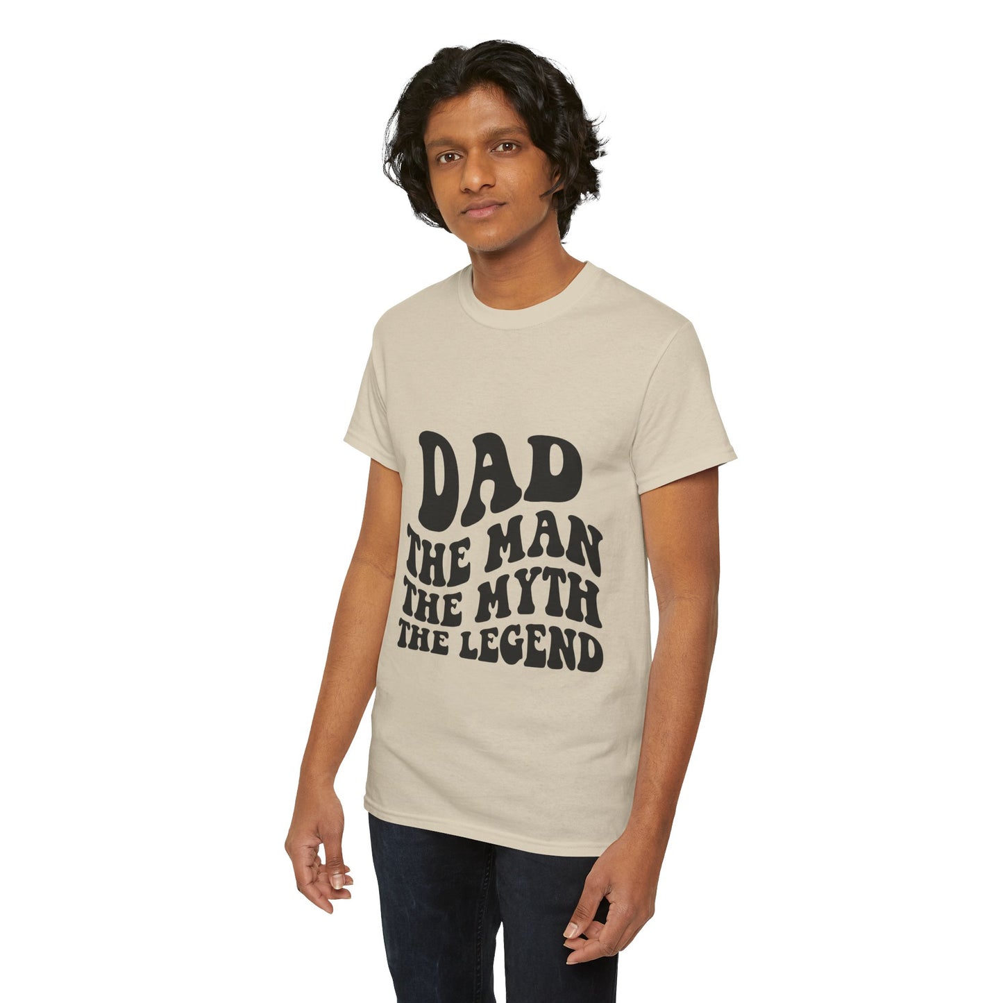 Dad Man Myth Legend Unisex Heavy Cotton Tee