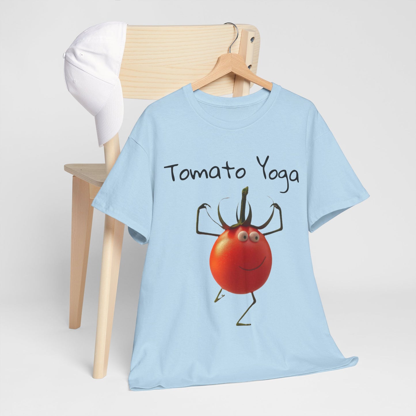 Tomato Yoga Unisex Heavy Cotton Tee