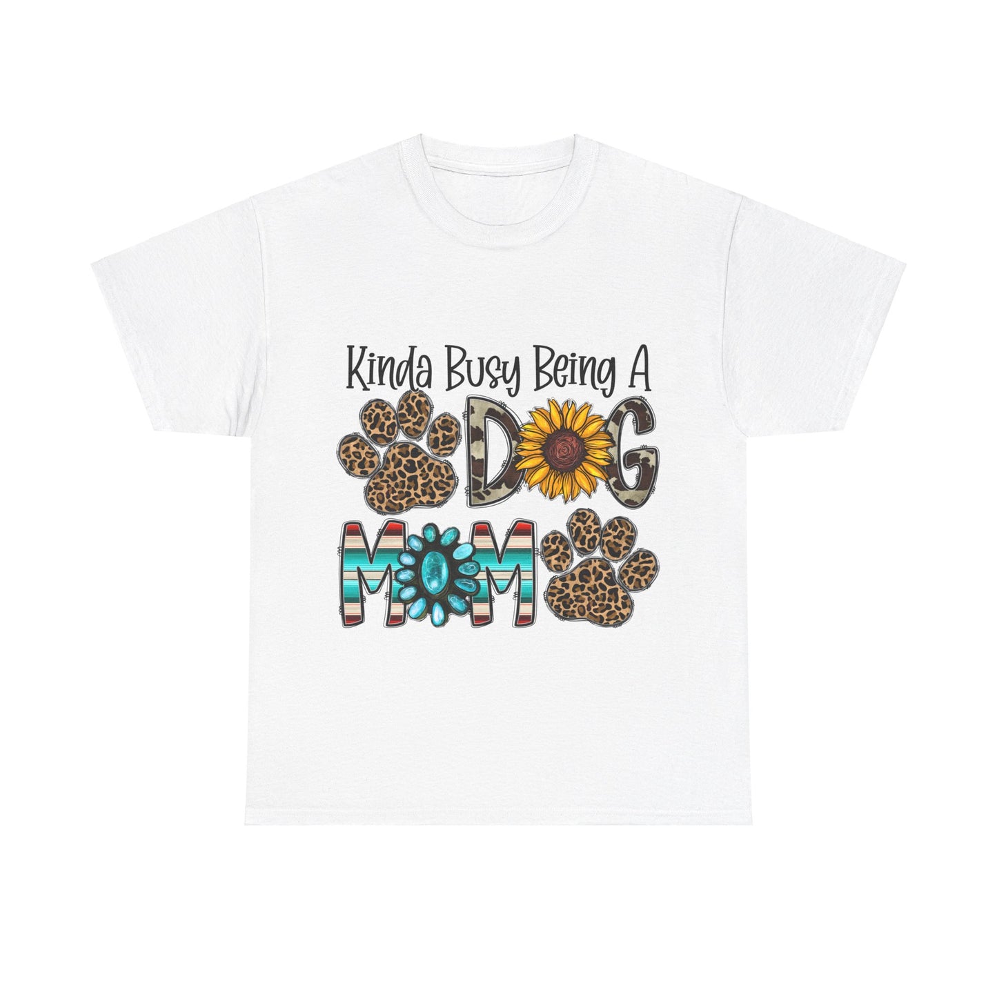 Busy Dog Mom Unisex Heavy Cotton Tee