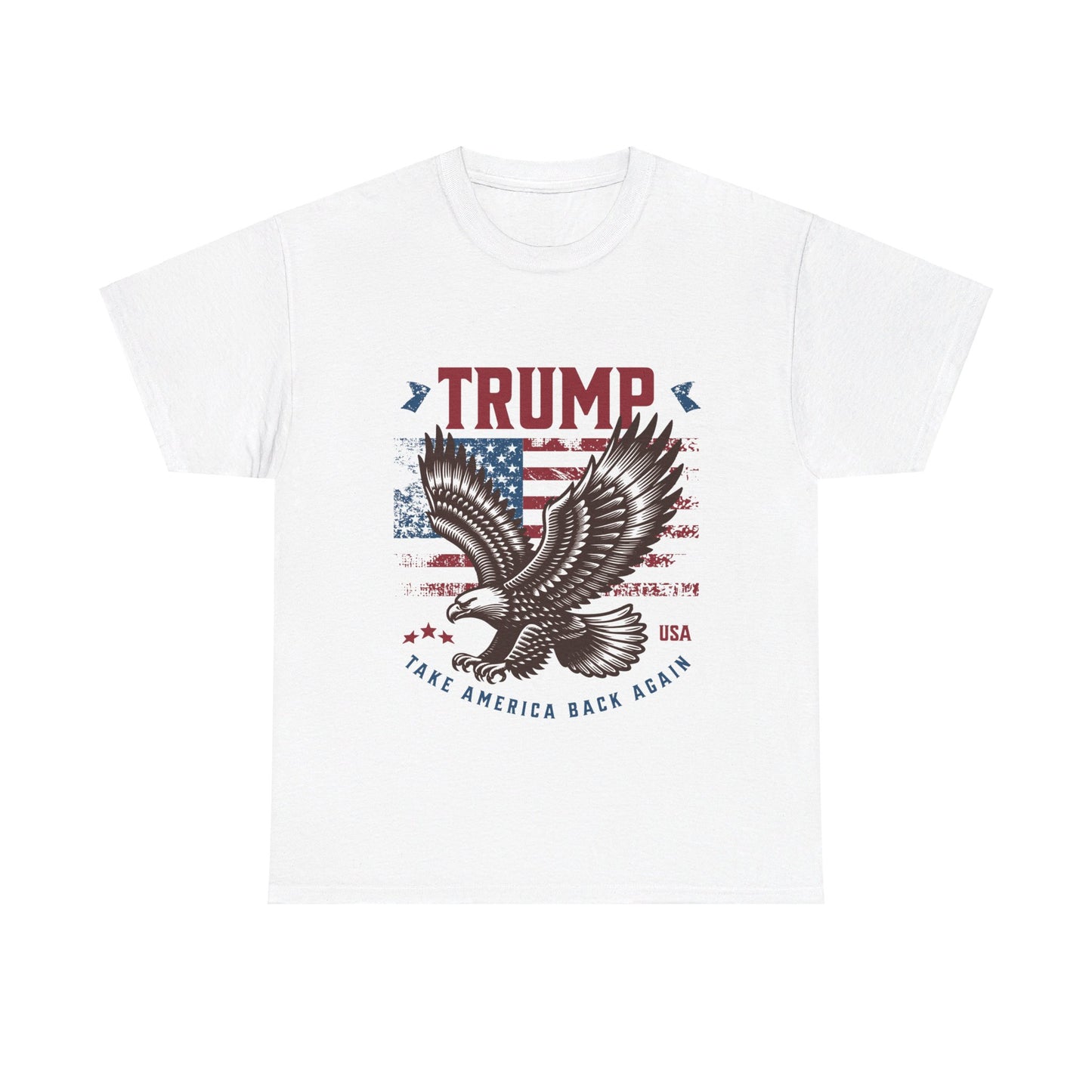 Trump MAGA Eagle Unisex Heavy Cotton Tee