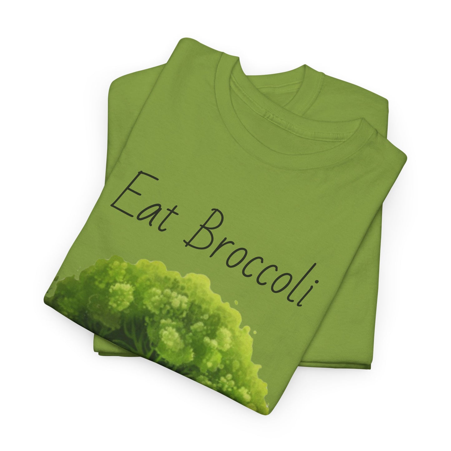 Eat Broccoli Unisex Heavy Cotton Tee