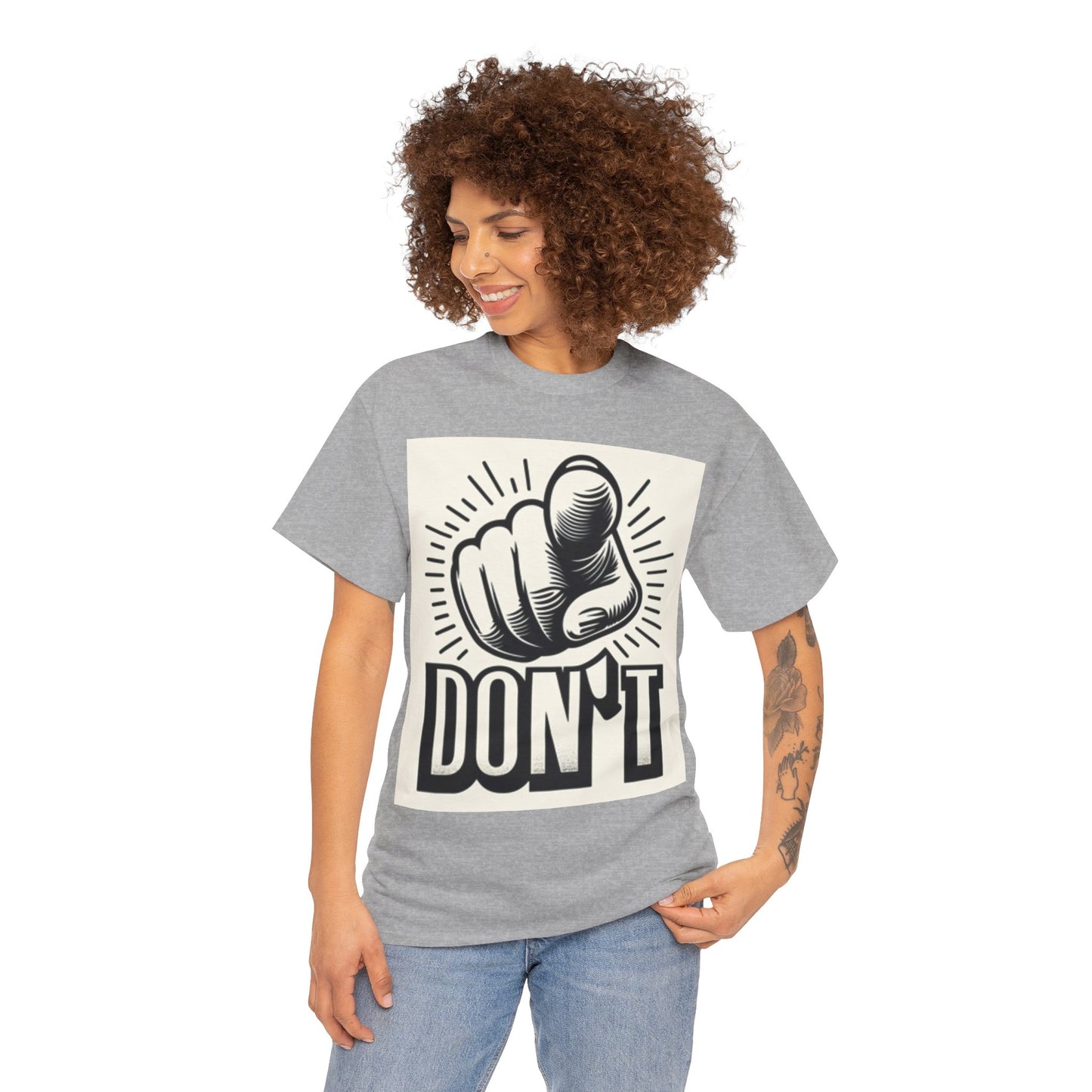 Don't Finger Unisex Heavy Cotton Tee