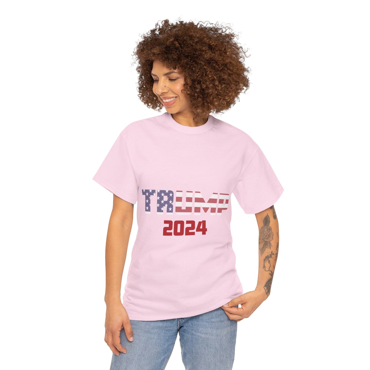 Trump 2024 B Unisex Heavy Cotton Tee