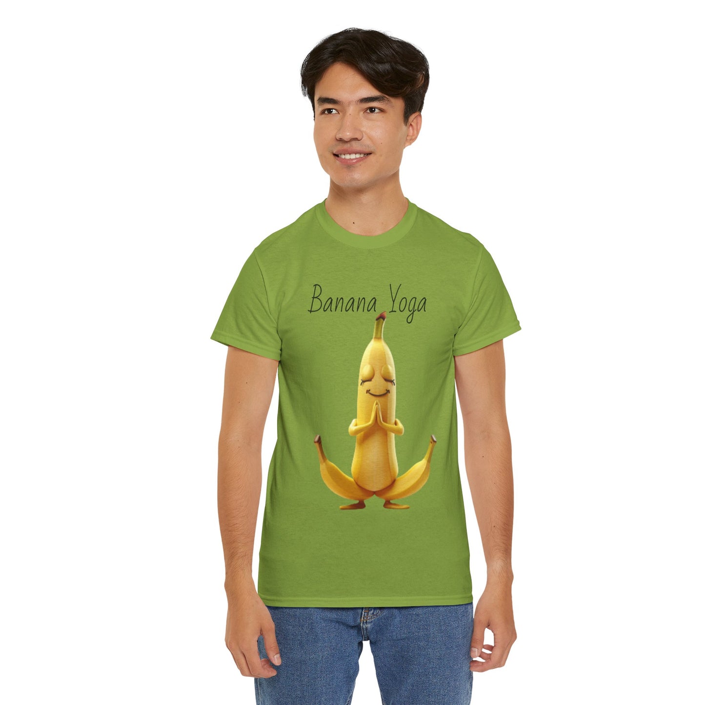 Banana Yoga Unisex Heavy Cotton Tee